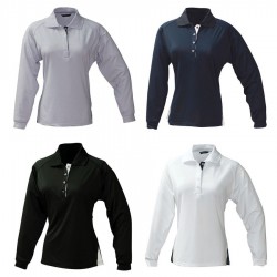 Ladies Promotional Polo Shirts - Ladies' Team Polo L/S