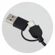 Phone & Tablet Chargers - Bamboo Triple Connector Cable