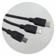 Bamboo Triple Connector Cable