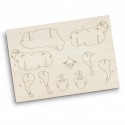 Executive Games - BRANDCRAFT Sheep Wooden Model