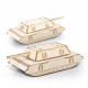 Executive Games - BRANDCRAFT Tank Wooden Model