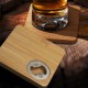 Coasters - Bamboo Bottle Opener Coaster Set of 2 - Square