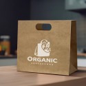 Paper Bags - Large Die Cut Paper Bag Landscape