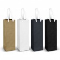 Paper Bags - Wine Ribbon Handle Paper Bag