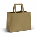Paper Bags - Medium Flat Handle Paper Bag Landscape