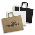 Paper Bags - Extra Large Flat Handle Paper Bag Landscape