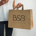 Paper Bags - Extra Large Flat Handle Paper Bag Landscape