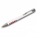 Metal Promotional Pens - Panama Grip Pen Metal - White Barrel