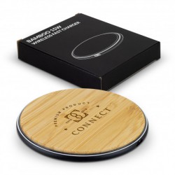 Promotional Novelties - Bamboo 15W Wireless Fast Charger