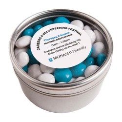 150g Chewy Fruits Packed in Small Round Window Tins
