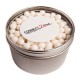 150g Mints Packed in Small Round Window Tins