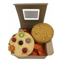 2 Cookie Packed in Box with Sticker