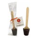 50g Chocolate Spoon Packed in Cello Bags packaging with Tag & Ribbon