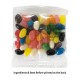 50g Jelly Beans Packed in Cello Bags with Sticker