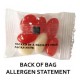 7g Jelly Beans Packed in Cello Bags with One Colour Print