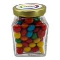 100g Chewy Fruits Packed in Small Glass Square Jars