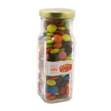 220g Chocolate Beans Packed in Tall Glass Jars