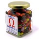 170g Chocolate Beans Packed in Glass Square Jars