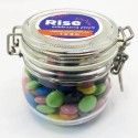 130g Chocolate Beans Packed in Small Clip Lock Jars