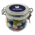 130g Christmas Jelly Beans Packed in Glass Clip Lock Jars