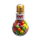 100g Skittles Packed in Light Bulbs