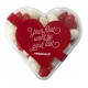 50g Jelly Beans Packed in Acrylic Hearts