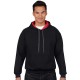 Fleece Tops - Heavy Blend Adult Contrast Hooded Sweatshirt