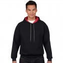 Fleece Tops - Heavy Blend Adult Contrast Hooded Sweatshirt