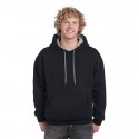 Fleece Tops - Heavy Blend Adult Contrast Hooded Sweatshirt