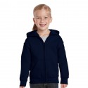 Fleece Tops - Heavy Blend Youth Full Zip Hooded Sweatshirt
