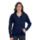 Fleece Tops - Heavy Blend Missy Fit Full Zip Hooded Sweatshirt