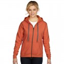 Fleece Tops - Heavy Blend Vintage Classic Missy Fit Full Zip Hooded Sweatshirt