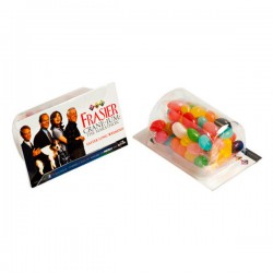 Biz Card Treats with Jelly Beans 25G (Corporate Colours)