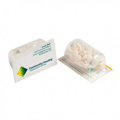 Branded Mints - Biz Card Treats with Mints 50G