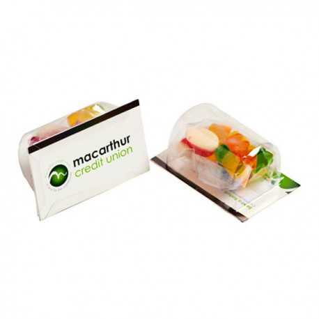 Promotional Lollies - Biz Card Treats with Mixed Lollies 50G