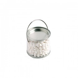 Lollies in Buckets & Jars - Medium PVC Bucket Filled with Mints 400G (Normal Mints)