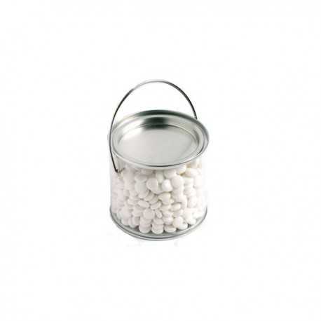 Lollies in Buckets & Jars - Medium PVC Bucket Filled with Mints 400G (Chewy Mints)