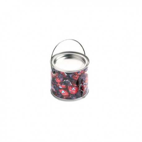 Lollies in Buckets & Jars - Medium PVC Bucket Filled Mixed Eclairs 240G
