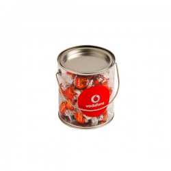Lollies in Buckets & Jars - Big PVC Bucket Filled with Lindt Lindor Balls X30