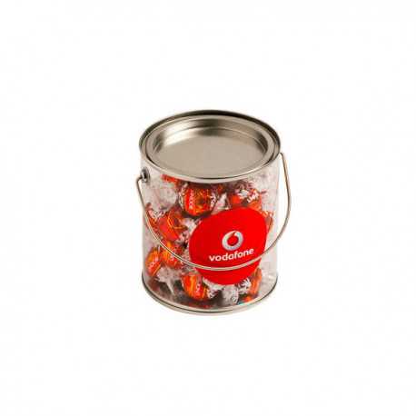 Big PVC Bucket Filled with Lindt Lindor Balls X30