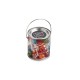Lollies in Buckets & Jars - Big PVC Bucket Filled with Ball Lollipops X44 (Mixed Coloured Lollipops)