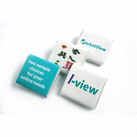 Promotional Chocolates - Neopolitan Chocolate with Personalised Wrapper