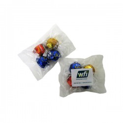 Promotional Chocolates - Lindor Balls in Cello Bag X4