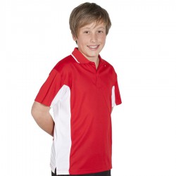 Podium Kids Contrast Polo