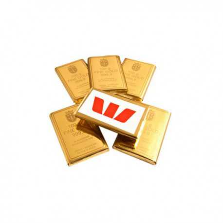 Promotional Chocolates - Chocolate Gold Bullion Bulk