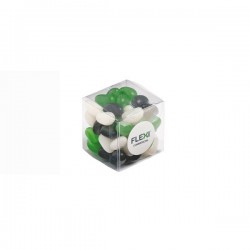 Promotional Jelly Beans - Jelly Beans in Cube 60G (Corp Coloured or Mixed Coloured Jelly Beans)