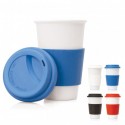 Travel Mugs - 300ml Slim Ceramic Eco Travel Mug