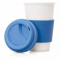 Travel Mugs - 300ml Slim Ceramic Eco Travel Mug