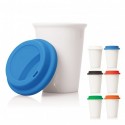 Travel Mugs - 260ml Slim Ceramic Eco Travel Mug