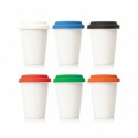 Travel Mugs - 260ml Slim Ceramic Eco Travel Mug